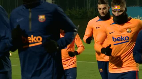 El Barça empieza a preparar el partido de Liga de este domingo en Vitoria ante el Alavés