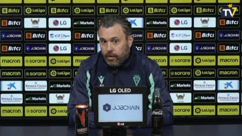 Sergio González: "Hay que plantear un gran partido, intentar que no nos hagan daño en la parcela ofensiva e ir a por ellos"