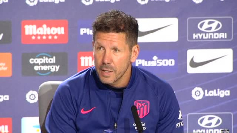 Simeone: "Estoy bien, estoy tranquilo. Porque cuando todos se ponen nerviosos yo estoy tranquilo"