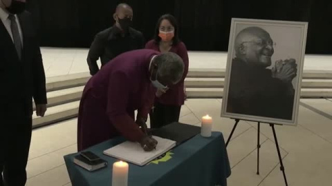 Sudáfrica rinde homenaje a Desmond Tutu