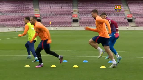 El Barça arranca una semana clave con el viento a favor