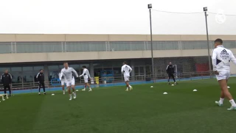 El Madrid cierra la semana con una nueva sesión de entrenamiento   