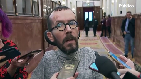 Echenique, sobre la "estrategia reaccionaria" del PP: "Nunca ha ocurrido en ninguna democracia europea"