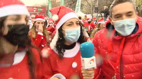 La carrera de Papá Noel vuelve a Madrid