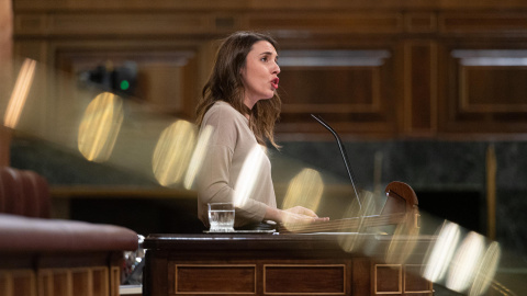 Irene Montero: "No hemos podido evitar que la transfobia se hiciese hueco durante la tramitación de esta ley"