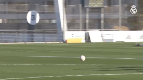 Último entrenamiento del año 2022 para el Real Madrid