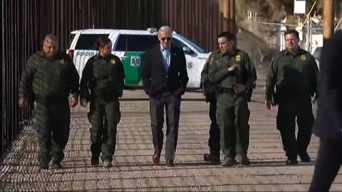 Joe Biden visita por primera vez la frontera con México