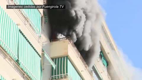 El incendio en un piso de Fuengirola provoca la muerte de dos personas 