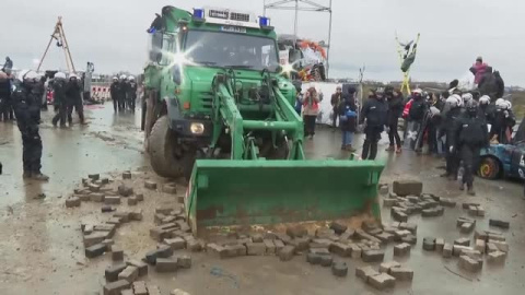 Protesta en Alemania por la expansión de una mina de carbón