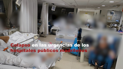 Las imágenes del colapso en las urgencias de los hospitales públicos de Madrid