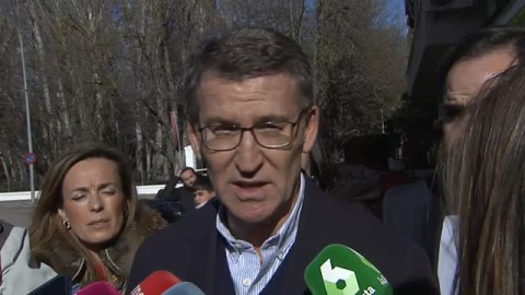 Núñez Feijóo: "Que el PSOE no intente opacar sus problemas con problemas que no existen"