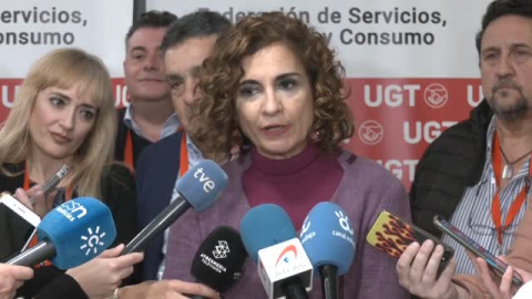 María Jesús Montero: "Es muy importante que el Gobierno de Castilla y León responda con contundencia por los cauces legales al requerimiento"