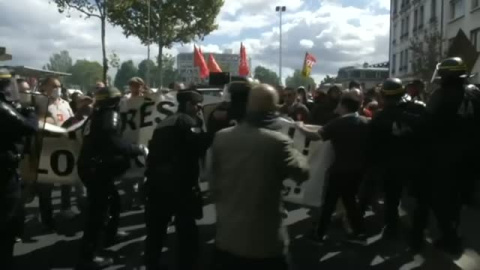 Jornada de huelga y protestas en Francia 