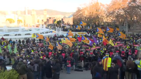 Junqueras se ve obligado a abandonar las protestas contra la cumbre hispano-francesa