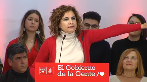 Montero: "Lo tiene que saber el independentismo; se acabó el procés... se acabó estos procesos de ruptura"