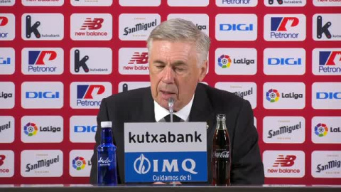 Ancelotti sobre Vinicius: "Todos le aprietan, yo creo que sin sentido. Le quiero mucho y queremos que sea respetado un poco más"