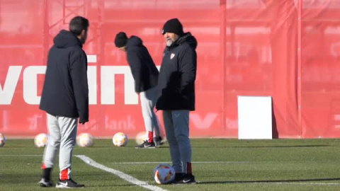 Papu Gómez vuelve a entrenar con el grupo