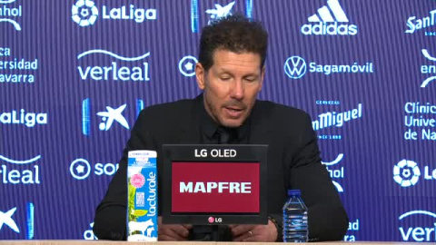 Simeone: "Vivimos de la ilusión y la ilusión no me la quita nadie mientras esté aquí"