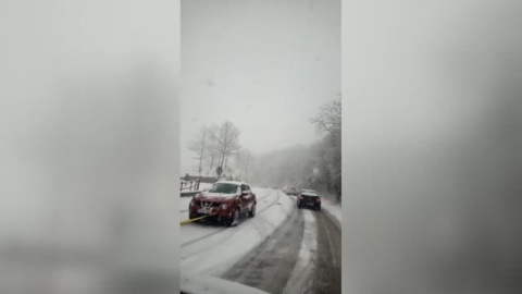 Isaak nos abandona dejando nieve en Cataluña, Comunidad Valenciana y lluvia en Málaga