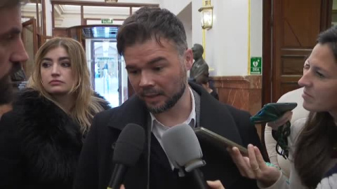 Rufián sobre el Barça: "También el Real Madrid tiene cosas a explicar en torno a pelotazos y fichajes al filo de lo imposible"