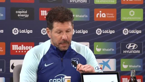 Simeone: "Lo más sano y lo más lindo de este juego es que haya una tranquilidad para todos"