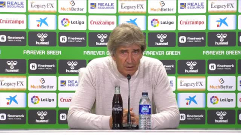 Pellegrini: "Estoy contento con el juego y con los tres puntos ante un rival en racha"