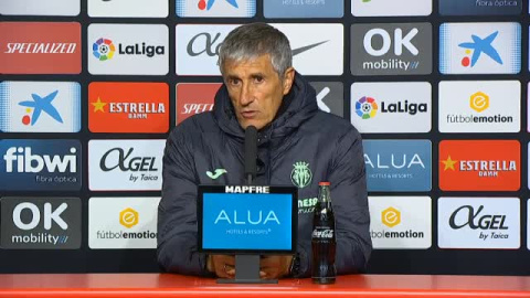 Quique Setién: "No nos sale nada"