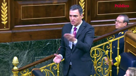 Pedro Sánchez: "Señor Abascal, se le ve el plumero. No son personas muertas, son dictadores"