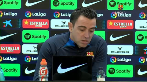 Xavi antes del partido contra el Atleti: "Es un partido muy importante pero no trascendental"