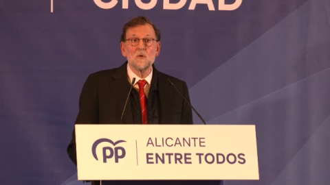 Rajoy: "No hay alternativa posible al 'gobierno Frankenstein', distinta al PP"