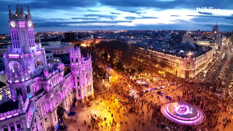 Los momentos más emocionantes de la manifestación del 8M, en imágenes