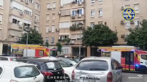 Una detenida tras un incendio en Sevilla en el que una niña ha resultado herida grave 