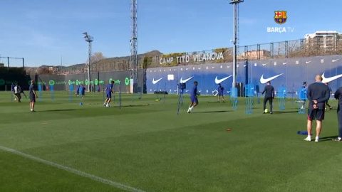 Vuelven los entrenamientos al Barça tras una semana sin sesiones en la Ciudad Deportiva