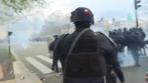 Nueva explosión de violencia en la décima jornada de huelga en Francia