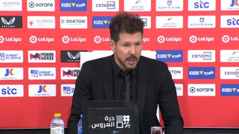 Simeone: "No tengo dudas que llegará el gol en el momento más importante que tendremos de aquí hacia adelante"