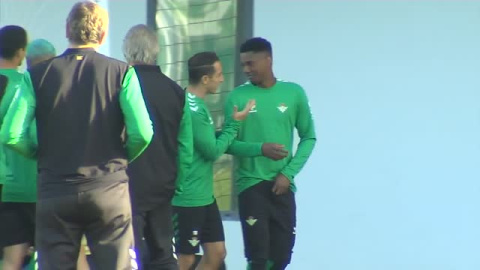 Primer entrenamiento de Abner Vinícius con el Betis