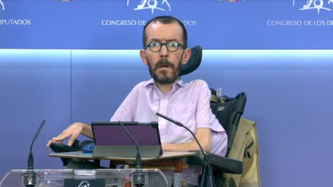 Pablo Echenique a Planas: "No es momento de pedir paciencia a las familias"