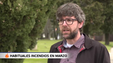 Los incendios sorprenden en marzo por sus dimensiones