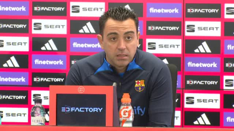 Xavi: "Que haya una guerra futbolística, nada más"  