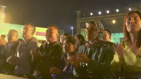 Egipto agradece a China su apoyo al turismo con un concierto en las Pirámides de Giza