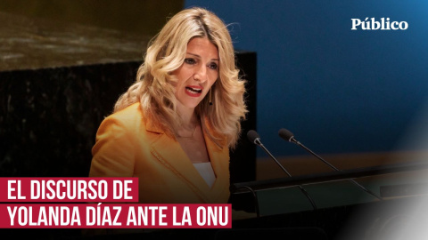 Yolanda Díaz arremete ante la ONU contra el sistema económico "despiadado"