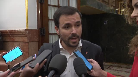 Alberto Garzón, sobre la visita del emérito: "Está absolutamente fuera de lugar"