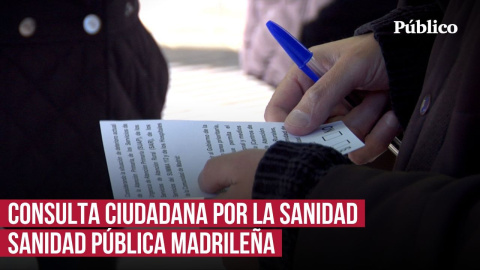 Así es la consulta ciudadana contra la gestión sanitaria de Ayuso: "Votaría todos los días"