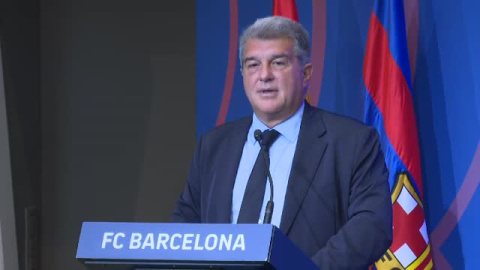 Laporta: "El objetivo prioritario sigue siendo la Liga y tenemos a 11 puntos al segundo"