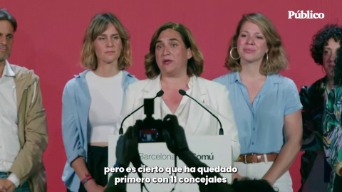 Ada Colau afirma que "es una obligación de las fuerzas progresistas" ver si se puede formar gobierno