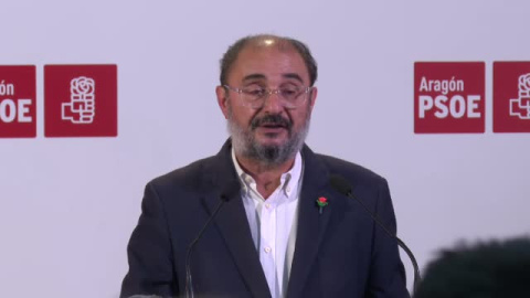 Lambán pierde el Gobierno de Aragón: "El tsunami de España nos ha arrasado a nosotros"