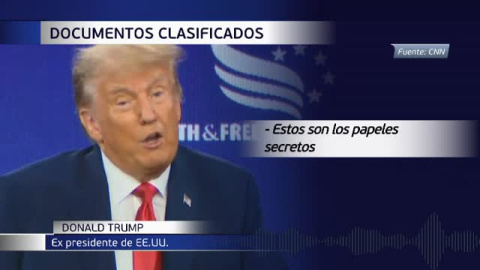 Sale a la luz un audio de Trump en el que admite tener en posesión documentos "altamente confidenciales"