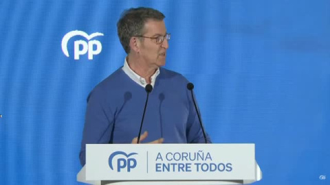 Feijóo pide un adelanto electoral de las generales al mes de mayo