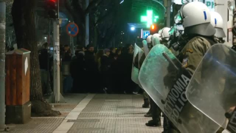 Siguen las protestas en las calles de Salónica por el accidente ferroviario