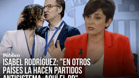 Isabel Rodríguez: "Es un paso más en la campaña del PP de deslegitimizar al Gobierno"